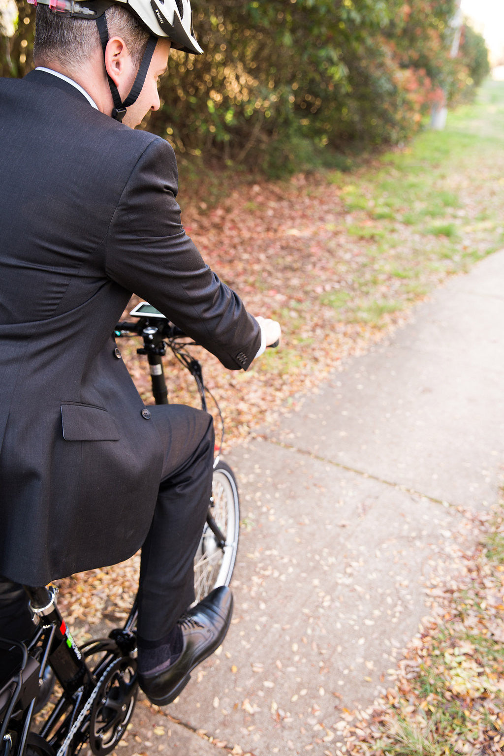 Mike commuting