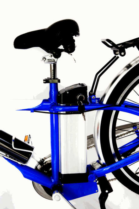 Frame mounted battery